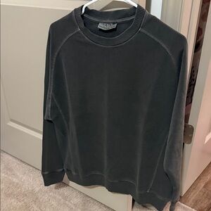 Elegant Women's Charcoal Crew Neck Sweater